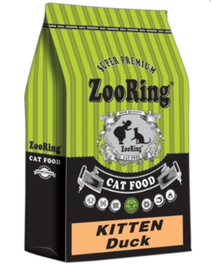 КОРМ ДЛЯ КОТЯТ ZOORING KITTEN DUCK 10 kg