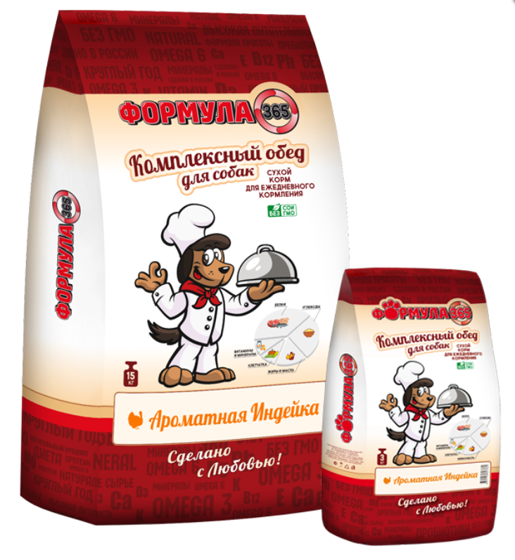 АРОМАТНАЯ ИНДЕЙКА КОРМ ДЛЯ СОБАК ФОРМУЛА-365 АРОМАТНАЯ ИНДЕЙКА
