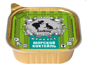 КОРМ ДЛЯ КОШЕК ZOORING: ПАШТЕТ МОРСКОЙ КОКТЕЙЛЬ